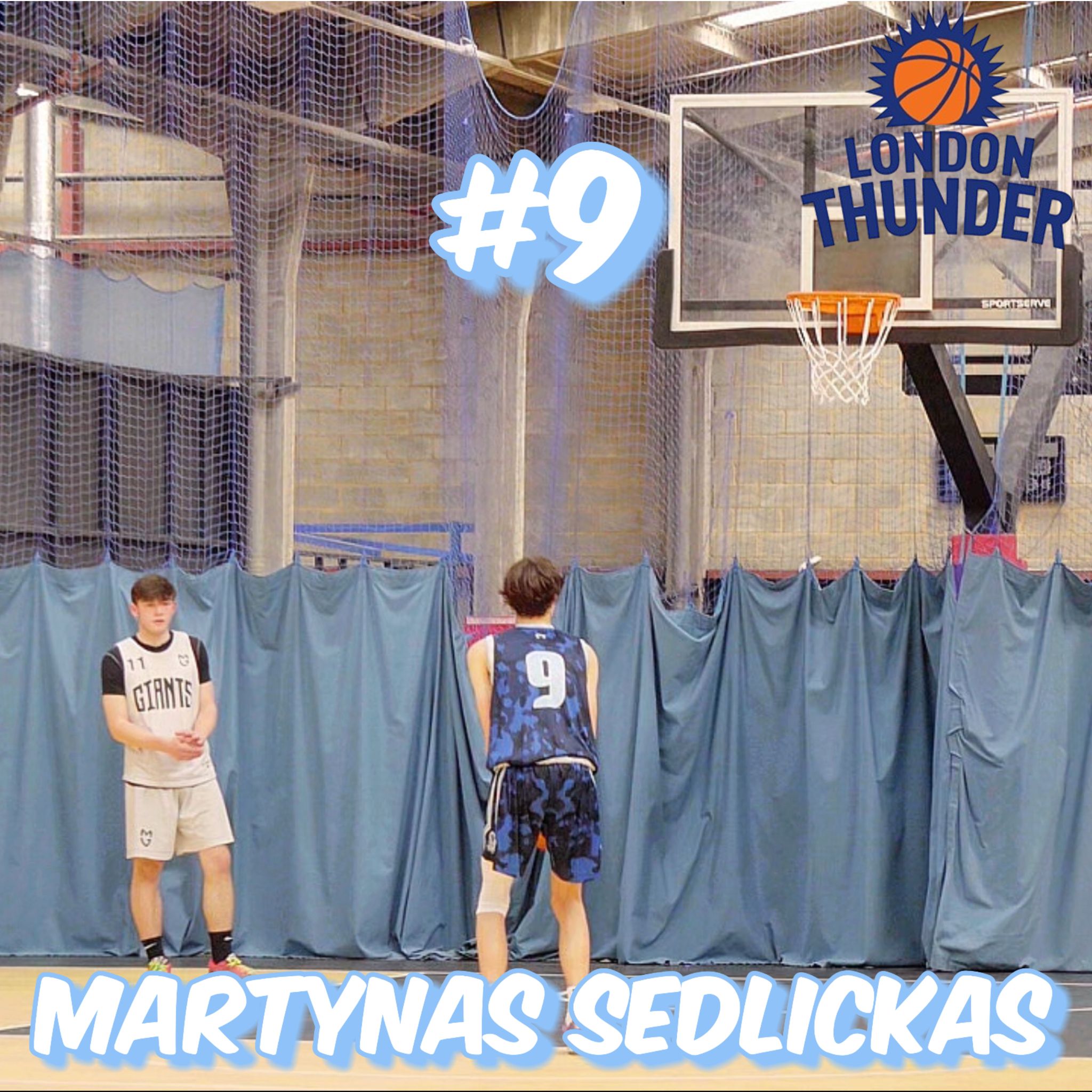 Martynas Sedleckas Free Throw London Thunder Basketball