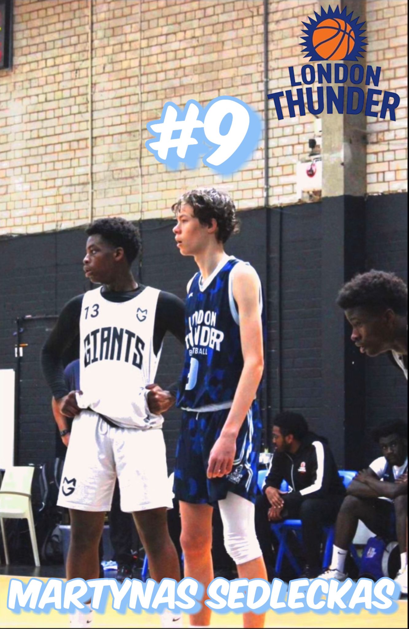 Martynas Sedleckas London Thunder Basketball