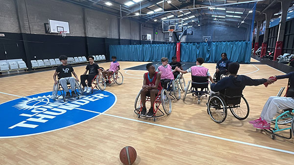 wheelchair london thunder basketball